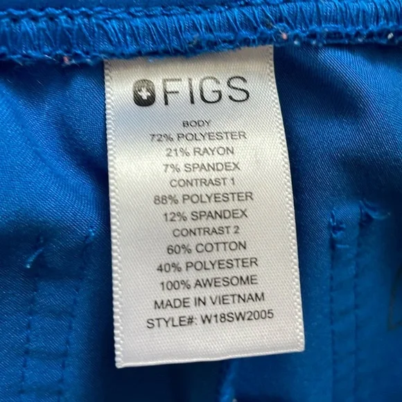 Figs Scrub Pants Joggers Size XXS - Picture 8 of 15